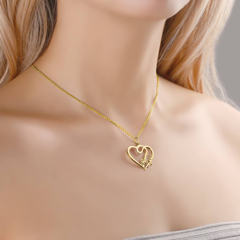 Heart Name Necklace | Diamofy