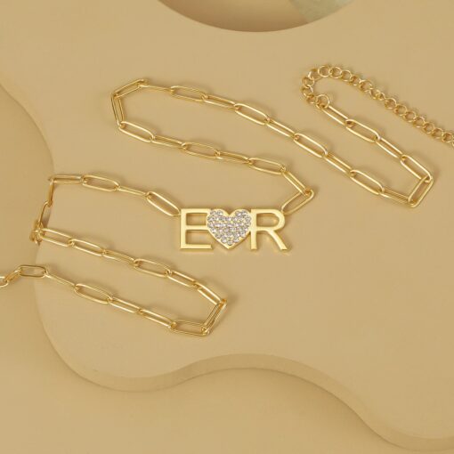 LoveLetter Cuban Chain Necklace - Image 4