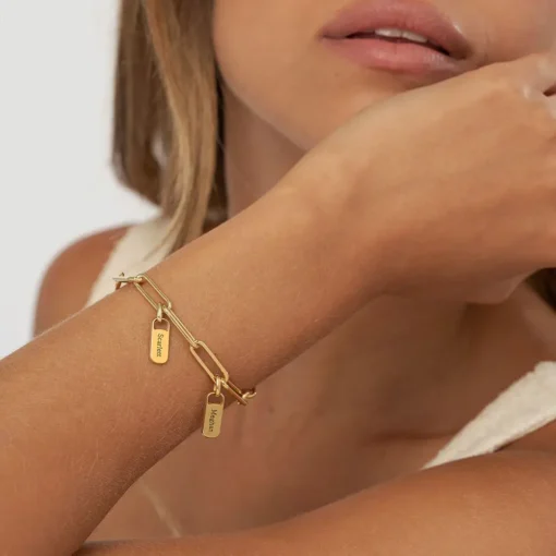 Liora Custom Name Link Bracelet - Image 4