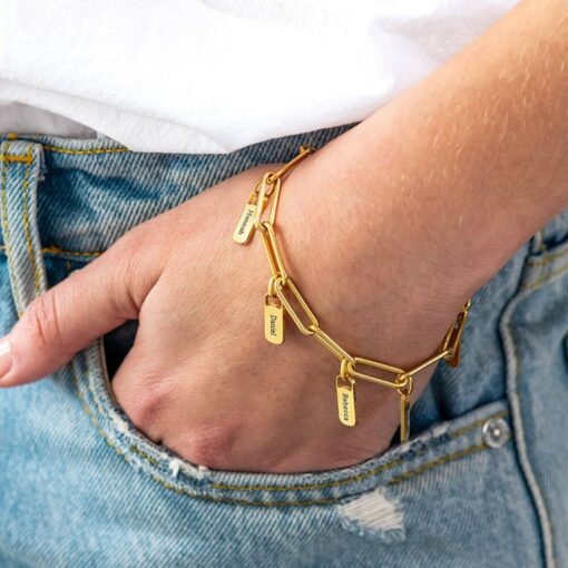 Liora Custom Name Link Bracelet - Image 2