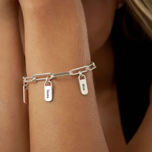 Liora Custom Name Link Bracelet - Image 3